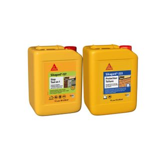 Sika Paquete De Tratamiento Y Protecci&oacute;n De Tejados Sika Sika Gard-127 Stop All In 1 5l Sika Gard-223 Roof Protector 5l