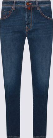Jacob Cohen Dark Blue Cotton Jeans