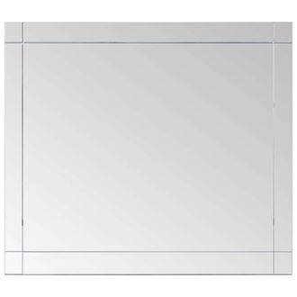 vidaXL Espejo De Pared Vidrio 100x60 Cm Vidaxl