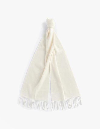 Barbour Womens Barbour LAMBSWOOL WOVEN Womens Winter Cream