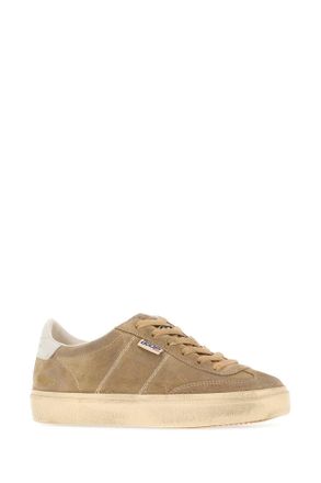 Golden Goose Womens Cappuccino Suede Soul Star Sneakers Tobaccowhitemilk