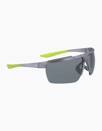 Nike Mens Wrap Sunglasses - Mtgry Wht Slvr - Size: ONE size