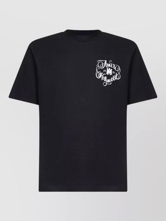 Amiri graphic print crew neck short sleeve top