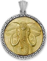 Samuel B. Elephant Pendant in Silver And Gold at Nordstrom Rack