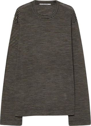 Pomandere Striped Virgin Wool Long-Sleeve T-Shirt