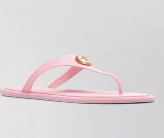 Versace rubber flat sandals