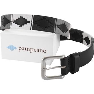 Pampeano Nieve Belt in Black/white/light Grey/black at Nordstrom, Size 34