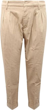 Dondup Velvet Oscar Broeken - Heren - Slim Fit Broeken - Beige - W32 - Broeken