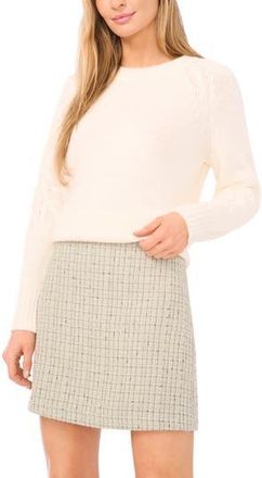 Halogen Embroidered Floral Sweater in New Ivory at Nordstrom Rack, Size Xx-Small