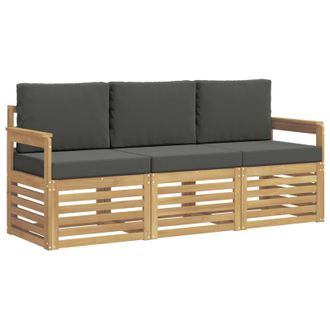 vidaXL Juegos De Sof&aacute;s Madera De Acacia S&oacute;lida Vidaxl
