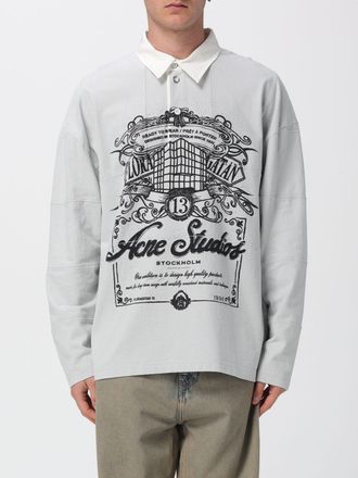 Acne Studios Polo in cotone stampata Acne Studios