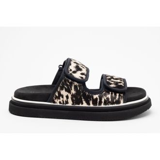 Hogan Double-Strap Flat Sandals