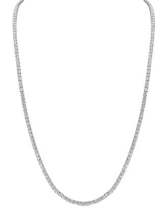 Diana M. Jewels Fine Jewelry 14K 12.00 Ct. Tw. Diamond Tennis Necklace