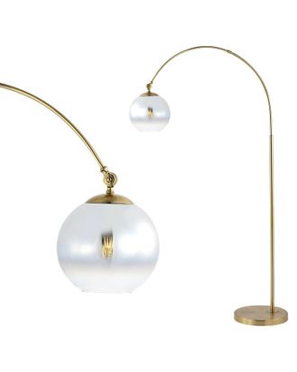 Jonathan Y Designs Jonathan Y Nora 71In Coastal Vintage Iron Led Floor Lamp