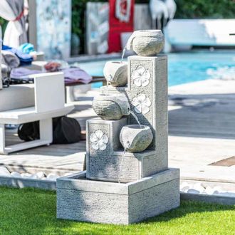 Wanda Collection Fuente De Jard&iacute;&shy;n Cascada 4 Copas 90 Cm