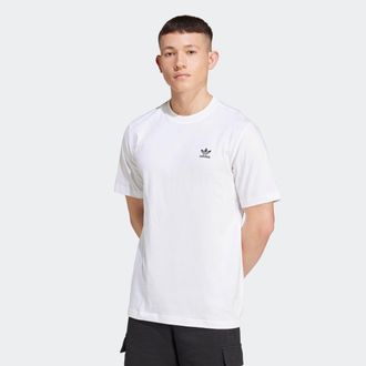 adidas T-Shirt ADIDAS ORIGINALS ESS TEE, Herren, Gr. XXL, weiss (wei&szlig;), Obermaterial: 100% Baumwolle, Rundhals, Shirts T-Shirt, sportlicher Stil, regul&auml;rer S