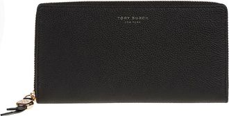 Tory Burch Accessoires, Dames, Zwart, ONE Size, Romy ZIP Continental Portemonnee