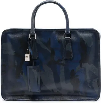 Prada Pre-owned Prada Saffiano Camouflage Print Briefcase Ladies RKSLNOTDUQY8VSVI