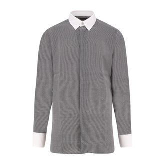 Tom Ford Overhemden, Heren, Zwart, M, Casual Shirt