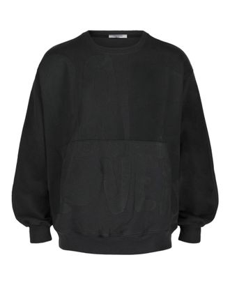 Valentino Garavani x M&eacute;lanie Matranga Embossed Logo Sweatshirt