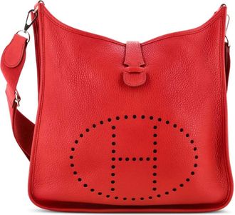 Herm&egrave;s Evelyne Bag Gen III Clemence GM crossbody bag - Rood