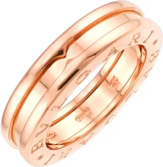 Bulgari Pink Gold Pink Gold (18K) Band Ring (Pre-Owned)