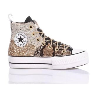 Converse Sneakers, female, Yellow, 6 UK, Champagne Gold Platform Trainers