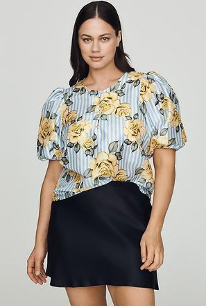 Hutch Atlas Puff-Sleeve Top