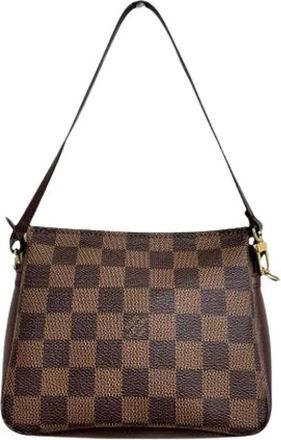 Louis Vuitton Pre-owned Shoulder Bags, female, Brown, Size: ONE SIZE Pre-owned Damier Makeup Handbag