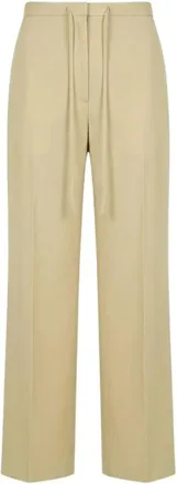 R&oacute;he Broeken, Dames, Beige, S, Relaxed Drawstring Broeken