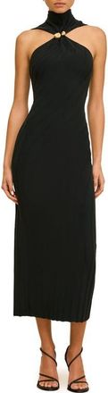 Cult Gaia Jessica Sleeveless Midi Dress in Black at Nordstrom, Size Large