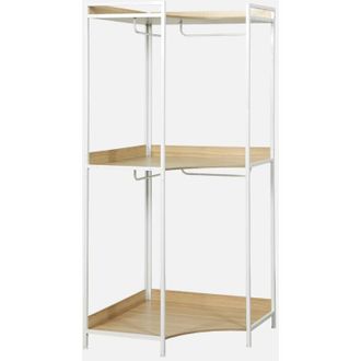 Sweeek M&oacute;dulo Armario Esquinero Con 4 Armarios Y 2 Estantes