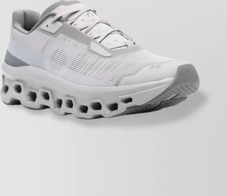 On void mesh almond toe sneakers