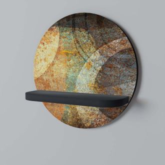 OEM Estante Redondo Aura Antiguo Negro