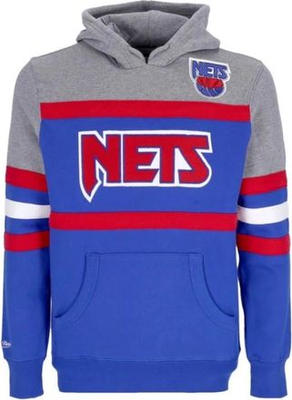 Mitchell & Ness Hoodies - Heren - Hoodies - Blauw - M - Hoodies & sweatvesten