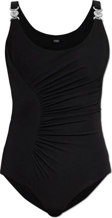 Versace Stretch Cr&ecirc;pe Jersey Bodysuit - Dames - Bodies - Zwart - S - Tops