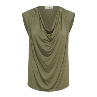 Soaked In Luxury Sleeveless Tops - Dames - Tops zonder mouwen - Groen - 2XL - Tops