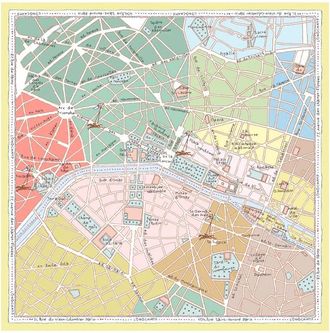 Longchamp A La Decouverte De Paris Foulard