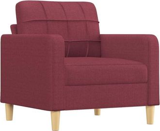 vidaXL Sill&oacute;n De Tela Rojo Tinto 60 Cm Vidaxl