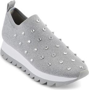 DKNY Abbott Knit Sneaker in Nickel at Nordstrom Rack, Size 7.5
