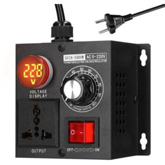 OEM Regulador De Voltaje Ajustable De 220 V Ca Y 5000 W, Controlador De Velocidad Del Motor, Controlador De Ventilador