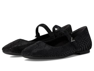 Vionic Alameda Mary Janes Womens Shoes Black Snake Suede : 9.5 W