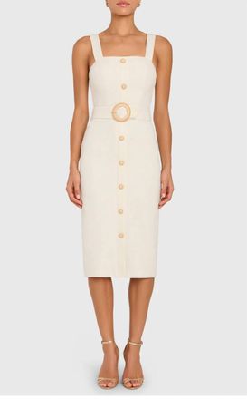 Amanda Uprichard Uptown Dress In Ivory