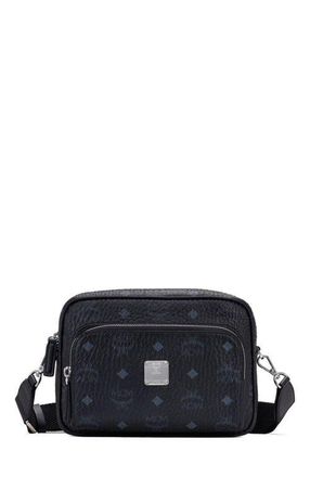 MCM Aren Crossbody in Visetos in Black at Nordstrom