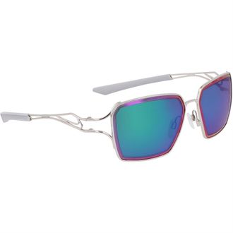Nike Mens Accessories Prism Square Sunglasses in Slv/Grn/Infrd M - Multicolour - One Size