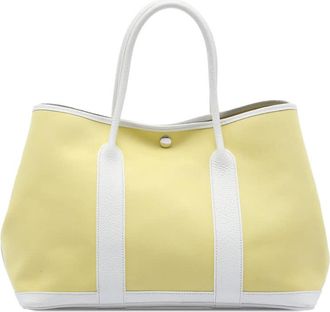 Herm&egrave;s Pre-owned Hermes Toile and Negonda Garden Party 36 Ladies [R]