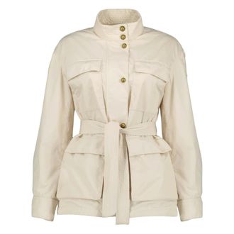 Moncler Jassen, Dames, Beige, M, Maitake Jas met Riem