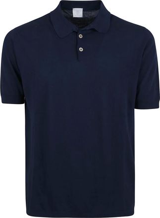 Eleventy Polo Shirts, male, Blue, Size: XL Blue Sweater with Half Sleeve