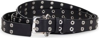 AMBUSH LONG GROMMET LEATHER BELT