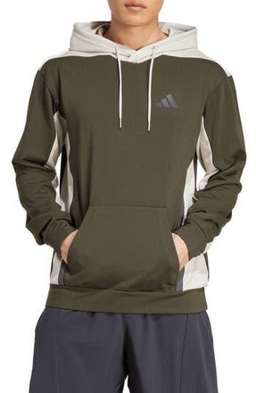 adidas Game & Go Train Hoodie in Green Multi at Nordstrom Rack, Size X-Large